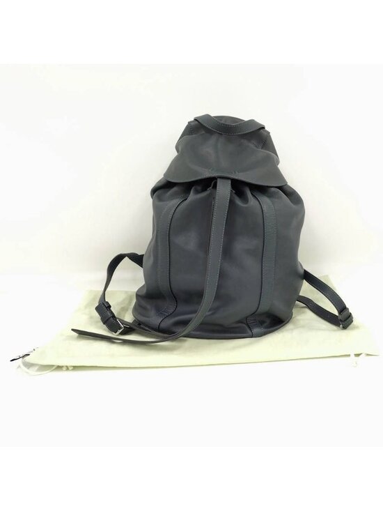 Loewe Drawstring Backpack Leather Green main image 10